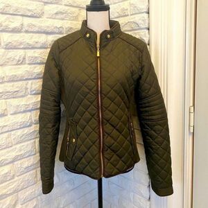 Quilted Hunter/Army Green Jacket